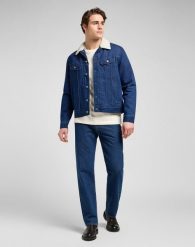MESKA KURTKA LEE SHERPA JACKET SAVE IT 112370428. Kurtki męskie Lee, l, bez wzorów, z jeansu, bez ramiączek, bez kaptura. Za 349.99 zł.