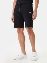 KARL LAGERFELD Szorty sportowe 705783 562917 Granatowy Regular Fit. Niebieskie szorty sportowe męskie KARL LAGERFELD, bez wzorów, z bawełny, sportowe. Za 369.99 zł.