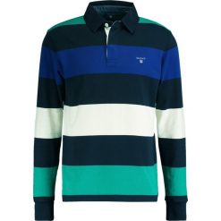 GANT BLOCK STRIPE HEAVY RUGGER Koszulka polo evening blue. Koszulki męskie z długim rękawem marki Gant. W wyprzedaży za 377.10 zł.