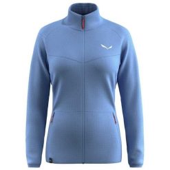 Polar Salewa Puez Cammino. Niebieskie bluzy z polaru męskie Salewa, m, bez wzorów, z polaru, sportowe, bez ramiączek, bez kaptura. W wyprzedaży za 338.00 zł.