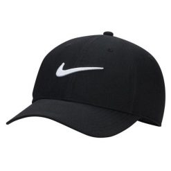Czapka Z Daszkiem Z Logo Klubu DF. Czarne czapki męskie Nike, bez wzorów, sportowe. Za 180.99 zł.