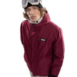 Kurtka snowboardowa męska W4 Vostock. Brązowe kurtki narciarskie i snowboardowe męskie SIROKO, na zimę, m, bez wzorów, bez kaptura, narciarskie. W wyprzedaży za 424.00 zł.