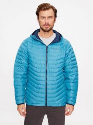 Columbia Kurtka przejściowa Westridge™ Down Hooded Jacket Niebieski Regular Fit. Niebieskie kurtki outdoor męskie Columbia, m, bez wzorów, z syntetyku, bez kaptura, outdoorowe. Za 769.99 zł.