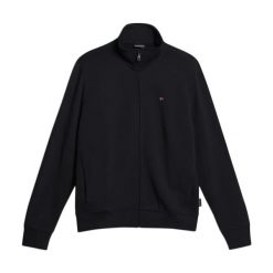 Bluza męska Napapijri Balis Fz Sum. Czarne bluzy nierozpinane męskie Napapijri, m, bez wzorów, casualowe, bez ramiączek, bez kaptura. Za 365.70 zł.