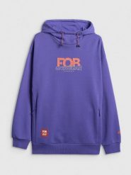 4F Bluza dresowa nierozpinana z kapturem męska - fioletowa M. Fioletowe bluzy z kapturem męskie 4f, m, bez wzorów, z dresówki, z kapturem. Za 249.99 zł.