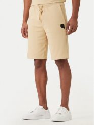 KARL LAGERFELD Szorty sportowe 705118 562900 Beżowy Loose Fit. Brązowe szorty sportowe męskie KARL LAGERFELD, bez wzorów, z bawełny, sportowe. Za 589.99 zł.