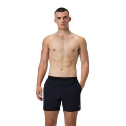 Spodenki szorty męskie kąpielowe Speedo Solid Flex Volley. Czarne kąpielówki męskie SPEEDO, l, bez wzorów. Za 439.44 zł.