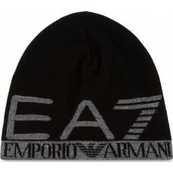 Czapka EA7 EMPORIO ARMANI - 275560 8A301 00020 Black. Czarne czapki męskie EA7 Emporio Armani, z materiału. W wyprzedaży za 179.00 zł.