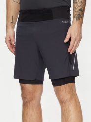 CMP Szorty sportowe 32C6747 Szary Regular Fit. Szare szorty sportowe męskie CMP, bez wzorów, z syntetyku, sportowe. Za 169.99 zł.