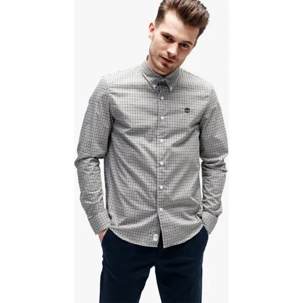 Timberland Koszula Ls Suncook River Gingham Dobby , zielony, rozmiar XXL. Zielone koszule męskie Timberland, m, bez wzorów, z bawełny, bez kołnierzyka, bez ramiączek. W wyprzedaży za 229.99 zł.