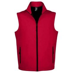 Softshellowa Kamizelka Dla Dorosłych Unisex Race. Czerwone kamizelki męskie SOL'S, s, bez kaptura. Za 120.99 zł.