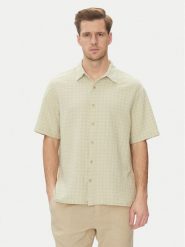 Jack & Jones Koszula Dobby 12277184 Zielony Relaxed Fit. Zielone koszule męskie Jack & Jones, m, bez wzorów, z bawełny, bez kołnierzyka, bez ramiączek. Za 109.99 zł.