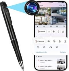 MINI KAMERA WIFI SZPIEGOWSKA W DŁUGOPISIE CZUJNIK RUCHU PODGLĄD NA TELEFON. Kamery cyfrowe Spreest. Za 277.19 zł.