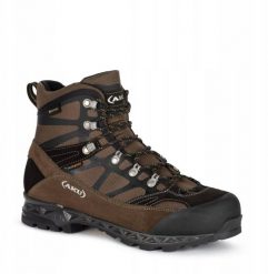 Buty trekkingowe męskie Aku M'S TREKKER PRO GTX, brown/ black, 41.5. Brązowe buty trekkingowe męskie Aku, bez wzorów, bez zapięcia. Za 756.25 zł.