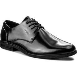 Półbuty OTTIMO - M17SS103-6 Czarny. Czarne eleganckie półbuty męskie Ottimo, z materiału, klasyczne. W wyprzedaży za 79.99 zł.