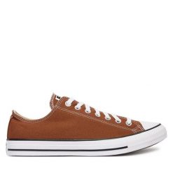 Trampki Converse. Brązowe trampki męskie Converse, bez wzorów, retro, bez zapięcia. Za 329.99 zł.