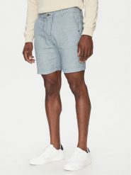 INDICODE Szorty materiałowe Inerwilo 70-815 Niebieski Slim Fit. Niebieskie szorty męskie INDICODE, bez wzorów, z bawełny. Za 129.99 zł.