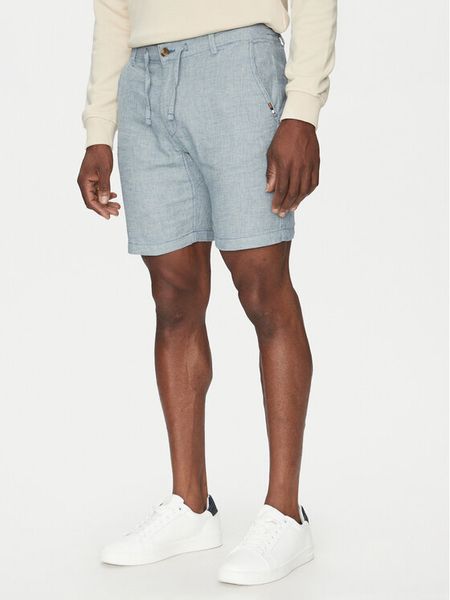 INDICODE Szorty materiałowe Inerwilo 70-815 Niebieski Slim Fit. Niebieskie szorty męskie INDICODE, bez wzorów, z bawełny. Za 129.99 zł.