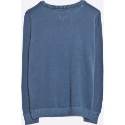 Pepe Jeans - Sweter dziecięcy 116-176 cm. Szare kardigany męskie Pepe Jeans, z bawełny, z krótkim rękawem. W wyprzedaży za 159.90 zł.