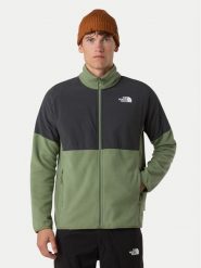 The North Face Polar Glacier NF0A89JG Zielony Regular Fit. Zielone bluzy z polaru męskie The North Face, l, bez wzorów, z polaru, bez ramiączek, bez kaptura. Za 449.99 zł.