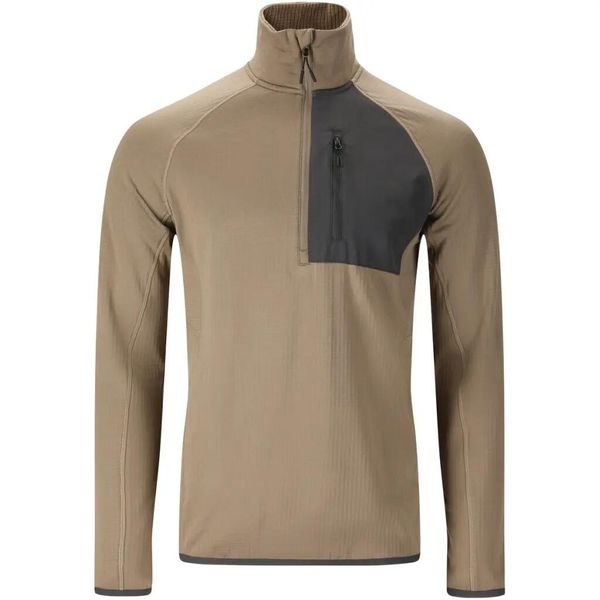 Bluza rozpinana Whistler Helge. Brązowe bluzy rozpinane męskie Whistler, bez wzorów, sportowe, bez ramiączek, bez kaptura. W wyprzedaży za 214.00 zł.