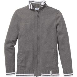 Sweter rozpinany Regular Fit bonprix szary melanż. Kardigany męskie marki bonprix. Za 59.99 zł.