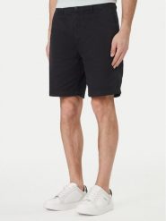 Calvin Klein Jeans Szorty materiałowe LV04RF617G Czarny Regular Fit. Czarne szorty męskie Calvin Klein Jeans, bez wzorów, z bawełny. Za 329.99 zł.