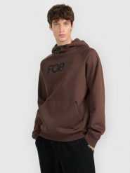 4F Bluza dresowa nierozpinana z kapturem męska - beżowa XL. Brązowe bluzy nierozpinane męskie 4f, m, bez wzorów, z dresówki, z kapturem. Za 179.99 zł.