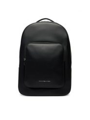 Tommy Hilfiger Plecak Th Business Leather Backpack AM0AM14162 Czarny. Czarne plecaki męskie Tommy Hilfiger, bez wzorów, ze skóry. Za 1,399.00 zł.