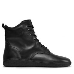 Trekkingi Vivo Barefoot. Czarne buty trekkingowe męskie Vivo Barefoot, bez wzorów, sportowe, bez obcasa, bez zapięcia. Za 939.99 zł.