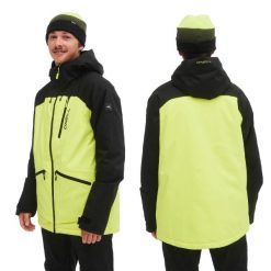 Kurtka zimowa na narty i snowboard męska O'neill Discorder 20K. Czarne kurtki męskie O'Neill, na zimę, m, bez wzorów, z poliesteru, bez kaptura, narciarskie. Za 470.60 zł.