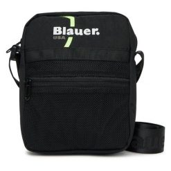 Saszetka Blauer. Czarne saszetki męskie Blauer, bez wzorów, młodzieżowe, małe. Za 119.99 zł.