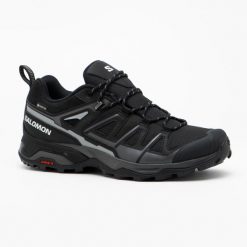 Buty turystyczne męskie Salomon XUltra Pioneer 2 GTX niskie. Brązowe buty trekkingowe męskie Salomon, bez wzorów, z gore-texu, sportowe, bez obcasa, bez zapięcia. Za 599.99 zł.