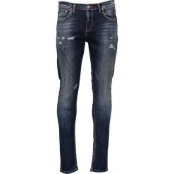 Dżinsy "Smarty" - Super Skinny fit - w kolorze granatowym. Niebieskie jeansy męskie Denim Special, z aplikacjami, klasyczne. W wyprzedaży za 169.95 zł.