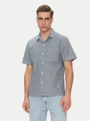 Levi's® Koszula A8457-0015 Niebieski Standard Fit. Niebieskie koszule męskie l, bez wzorów, z bawełny, bez kołnierzyka, bez ramiączek. Za 169.99 zł.
