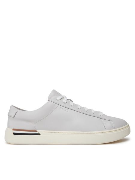 BOSS Sneakersy Clint 50544260 10249945 01 Biały. Białe buty sportowe na co dzień męskie Boss, m, bez wzorów, ze skóry, bez ramiączek, bez kaptura. Za 589.99 zł.