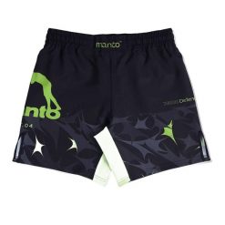 Spodenki treningowe męskie MANTO Terra. Czarne szorty sportowe męskie Manto, bez wzorów, sportowe. Za 189.00 zł.