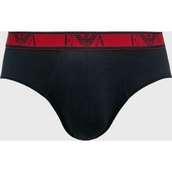 Emporio Armani - Slipy (3-pack). Czarne slipki męskie Emporio Armani, z bawełny. W wyprzedaży za 179.90 zł.