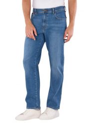MESKIE SPODNIE WRANGLER TEXAS MOSAIC 112362336. Jeansy męskie Wrangler, bez wzorów, z jeansu. Za 219.99 zł.