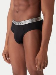 Guess Slipy U5BG66 KCD31 Czarny. Czarne slipki męskie Guess, m, z aplikacjami, z bawełny. Za 179.99 zł.