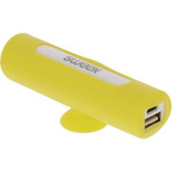 Powerbank Sweex z przyssawką 2500mAh, żółty (SW2500PB001YE). Żółte powerbanki Sweex. Za 34.02 zł.