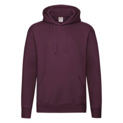 Męska Bluza Z Kapturem Premium. Brązowe bluzy nierozpinane męskie Fruit of the Loom, m, bez wzorów, z kapturem. Za 111.99 zł.