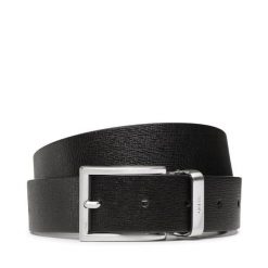 Pasek Męski Guess. Czarne paski męskie Guess, z aplikacjami. Za 229.99 zł.