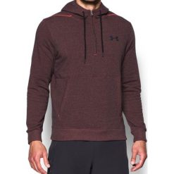 Under Armour Bluza Męska Threadborne 1/2 Zip Hoodie Bordowa r. S (1299135-963). Bluzy bez kaptura męskie marki Under Armour. Za 180.76 zł.