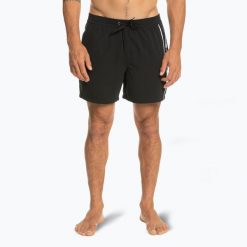 Szorty kąpielowe męskie Quiksilver Everyday Vert Volley 16". Czarne kąpielówki męskie Quiksilver, l, bez wzorów. Za 139.99 zł.