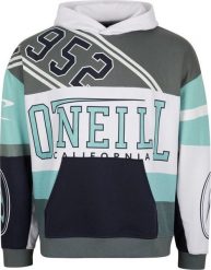 O Neill Męska bluza O'neill Collegiate Progressive Hoodie aqua sea colour block rozmiar S. Niebieskie bluzy nierozpinane męskie O Neill, m, bez wzorów, bez ramiączek, bez kaptura. Za 298.74 zł.