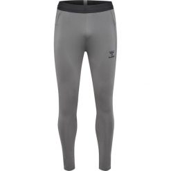 Legginsy Hummel Pro. Szare legginsy męskie HUMMEL, bez wzorów, na fitness i siłownię. W wyprzedaży za 213.00 zł.