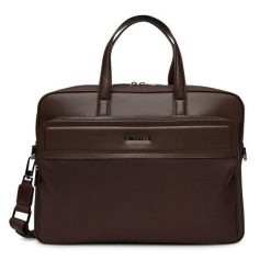 Torba na laptopa GINO ROSSI. Brązowe torby na laptopa męskie Gino Rossi, bez wzorów. Za 279.99 zł.