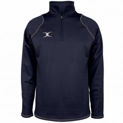 Kurtka 1/4 zip Gilbert. Niebieskie kurtki męskie Gilbert, bez wzorów, z dresówki, sportowe, bez ramiączek, bez kaptura. Za 330.50 zł.