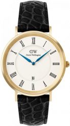 Zegarek Daniel Wellington Zegarek męski Daniel Wellington DW00100915 czarny. Czarne zegarki męskie Daniel Wellington. Za 779.00 zł.